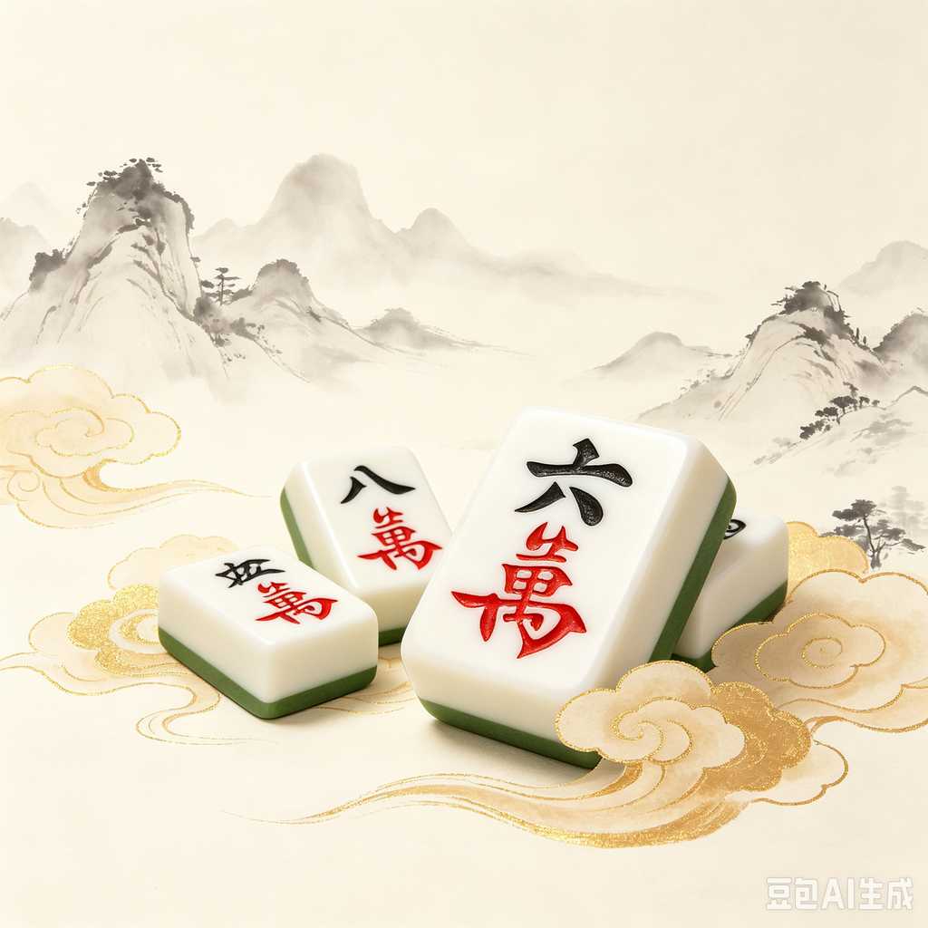 light mahjong set for easy carry